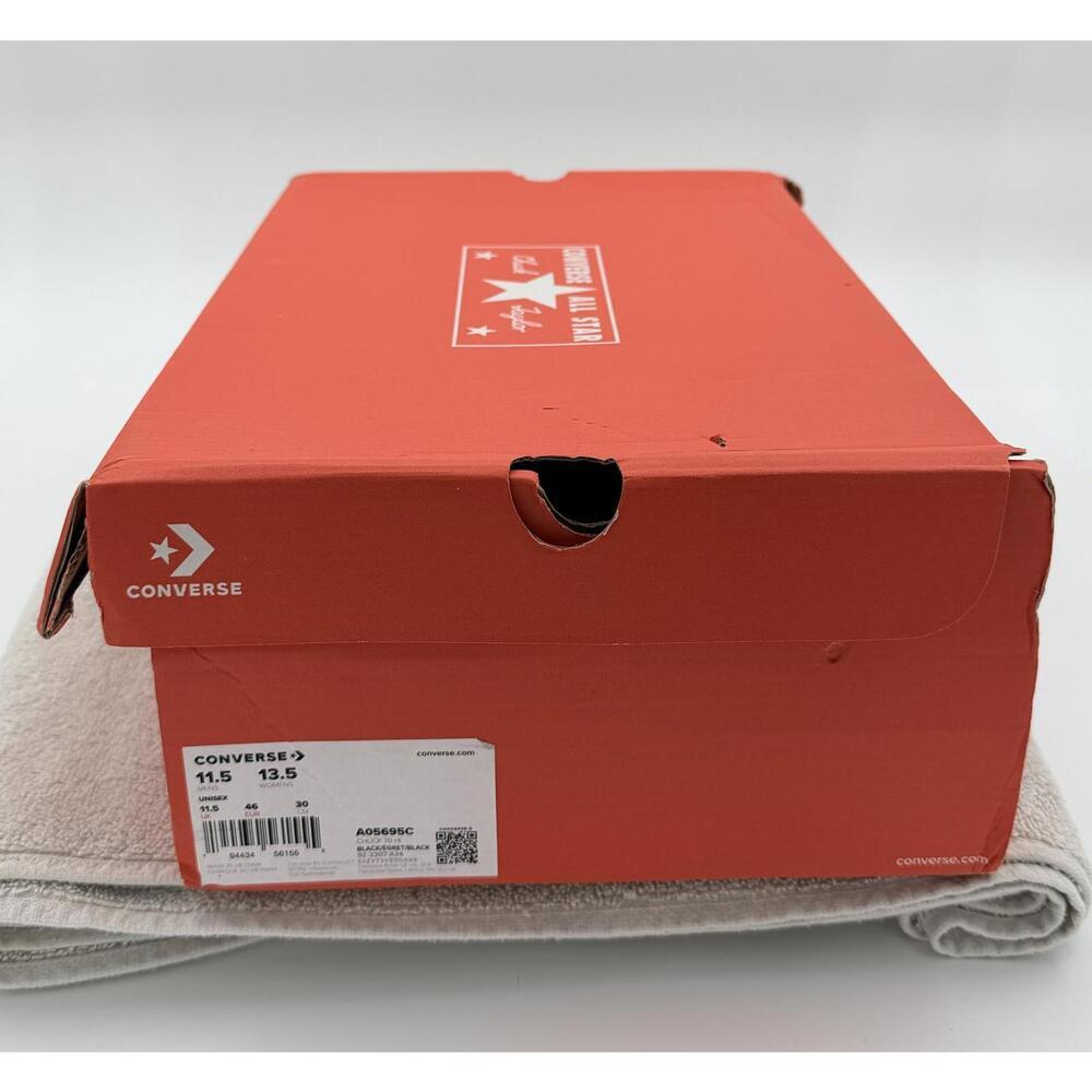 Converse Chuck 70 Size 11.5 Style A05695C Black/Egret/Black​ - Picture 8 of 9